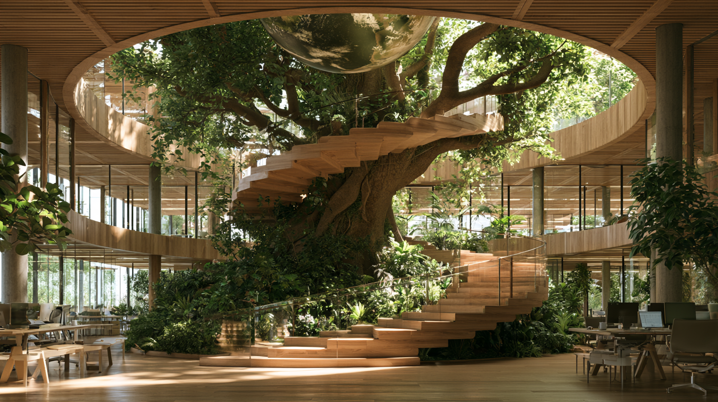 AIEDN concept image of a glass dome in a forest